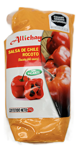 Aji Rocoto Peruano En Pasta Sin Picante Allichay De 1kg