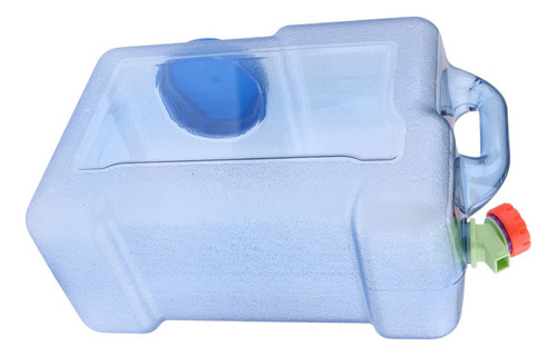 Bidón De Agua Al Aire Libre Con Grifo Azul Claro
