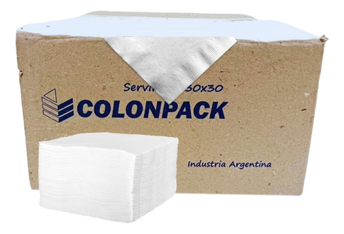 Servilletas Papel Tissue 30x30 Blanca X 400 Unidades