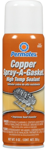 Sellador Permatex De Cobre Alta Temperatura Copper Spray