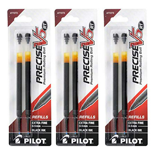 Pilot Precise V5 Rt Recargas De Bolígrafo Retráctil Con Tint