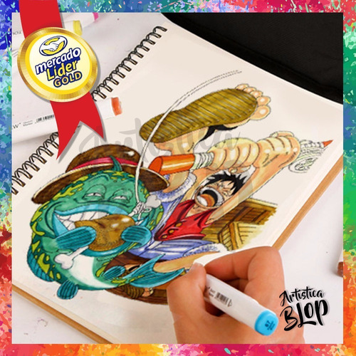 Imagen 3 de 6 de Set Marcadores Promarker Tonos Piel Carne Winsor & Newton