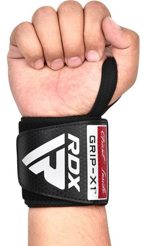 Muñequeras Para Levantamientos De Pesas W2 Rdx Gym Fitness Color Rojo