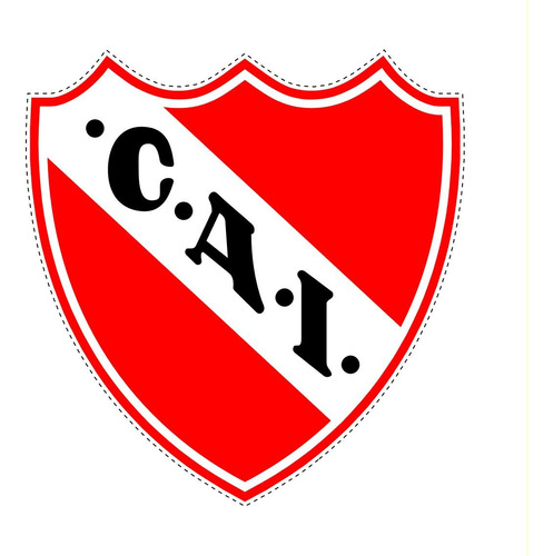 Escudos Futbol Autoadhesivo X 50u. Independiente