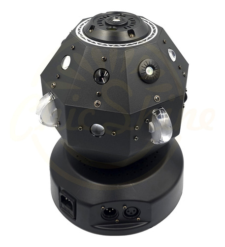 Moving Laser Beam 19 Leds Rgbw Dmx Dj Efeitos Giratorios