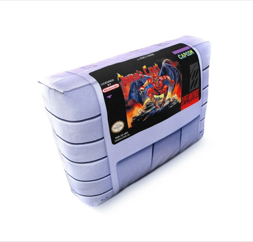 Imagen 2 de 4 de Cojín Snes Demon's Crest 30x20cm Vudú Love