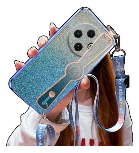 Ay Funda Para Tecno Spark 30c Polvo Flash De Pulsera