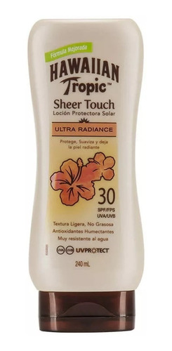 Protector Solar Hawaiian Tropic Sheer Touch Fps30+ X 240 Ml