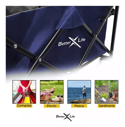 Multipurpose With Universal Wheels Folding Wagon Cart Gti