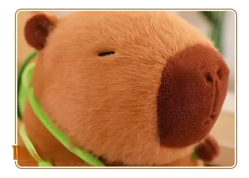 Peluche Capibara De 23 Cm | Juguete De Felpa Suave Con Mochila De Tortuga | Regalo Para Niños | Capybara De Peluche