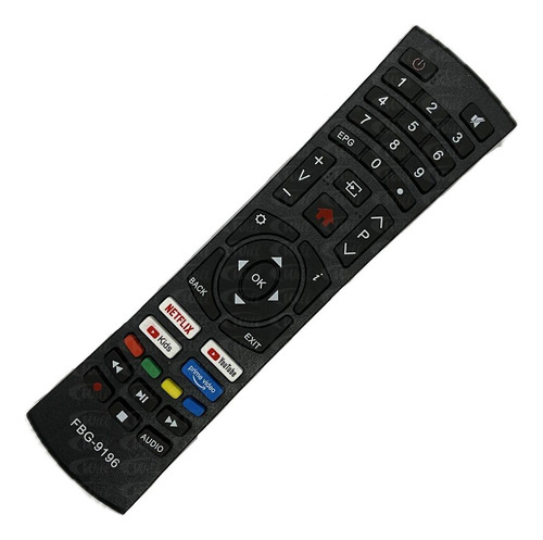 Controle Remoto Tv Compativel Multilaser Smart Fbg 9196