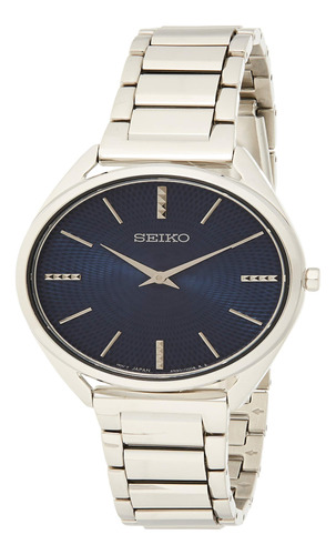 Reloj Seiko Conceptual De Cuarzo Con Esfera Azul Para Mujer