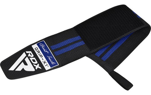 Muñequeras Para Levantamientos De Pesas W2 Rdx Gym Fitness Color Azul