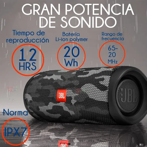 Jbl flip 5 se puede sumergir sale