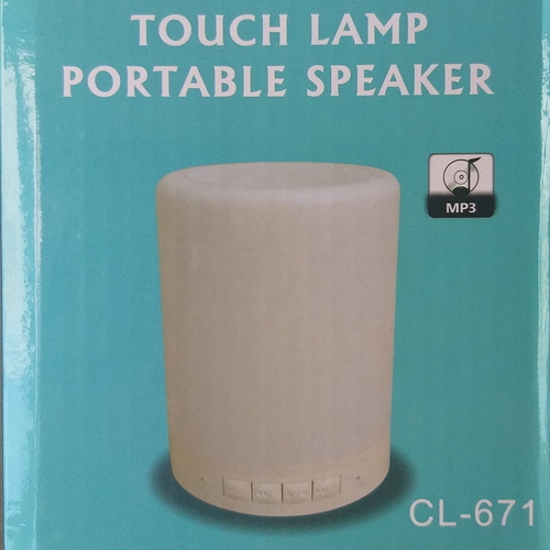 Corneta Portátil Con Lampara Multicolor Bluetooth