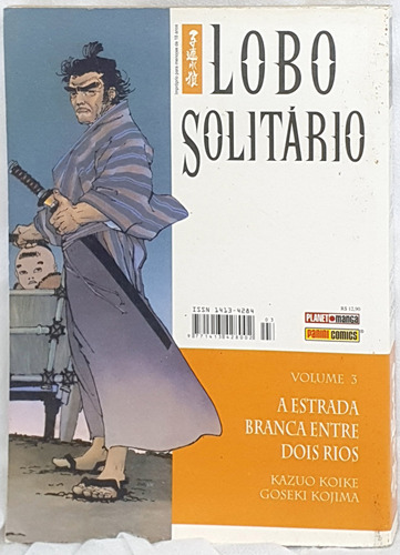 Mangá Lobo Solitário Volume 3 - A Estrada Branca Entre Dois Rios