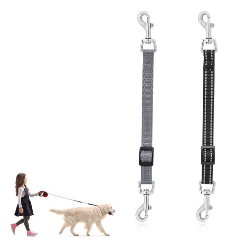 Molain Pinzas Para Collar De Perro, 2 Piezas Ajustables De N