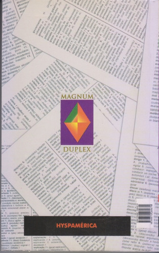 Diccionario Magnum Duplex Español Portugues. Nuevo. Centro