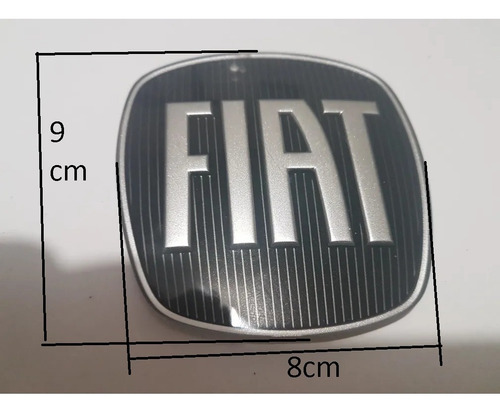 Imagem 1 de 2 de Emblema Pastilha Grade Freemont Só Acrilico Black Original