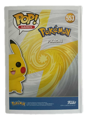 Funko Pop Pikachu #553 Pokemon Games Series