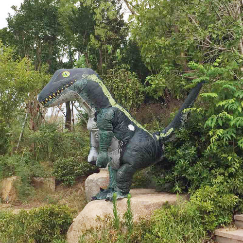 Nuevo Disfraz Inflable De Velociraptor Special Dinosaur