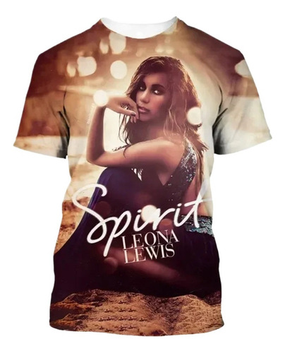 Camiseta De Hombre Y Mujer Con Estampado 3d De Leona Lewis