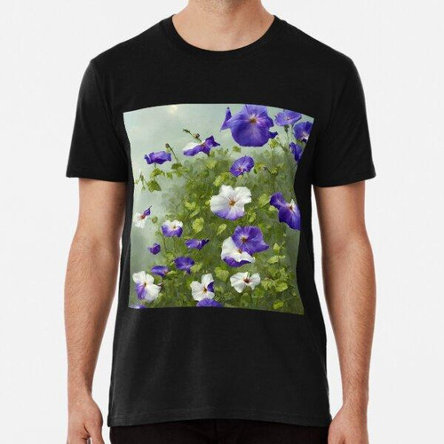 Remera Morning Glory Flowers Para Septiembre Algodon Premium