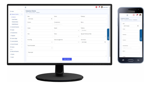 Sistema P/ Gestão De Clientes, Com Pagamentos Automatizados