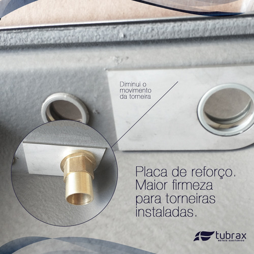Cuba Inox Dupla Cozinha Gourmet Luxo Com Acessórios Inox 304