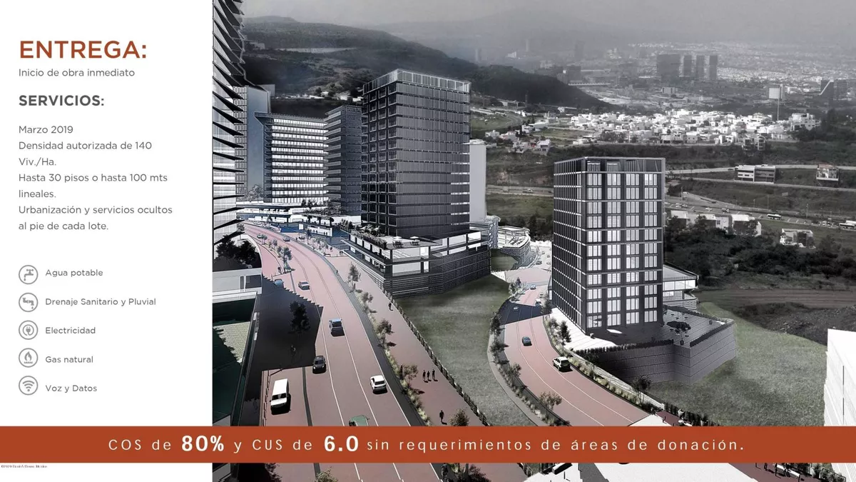 Macro Lote 6,286.66m2 Construye Hasta 30 Pisos Querétaro