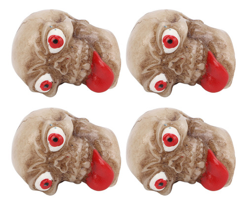 Aa Juego De 4 Tapas De Neumáticos Con Forma De Calavera,