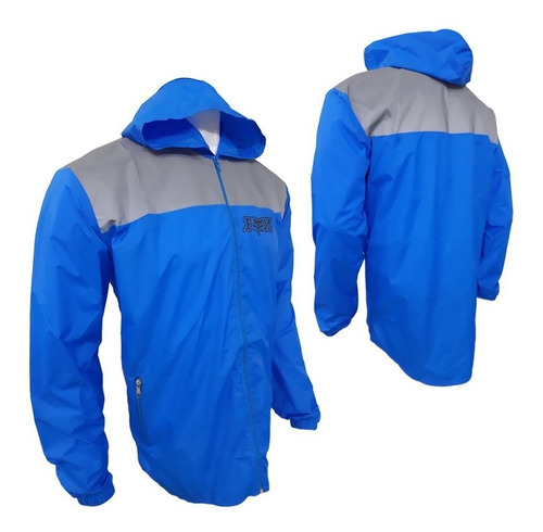 Chaqueta Cortaviento Reflectiva Semi Impermeable Moto Fox