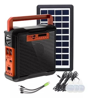 Kit De Generador De Panel De Energía Solar - Negro