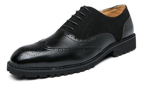 Zapatos De Boda De Cuero Oxford Brogue Para Hombre