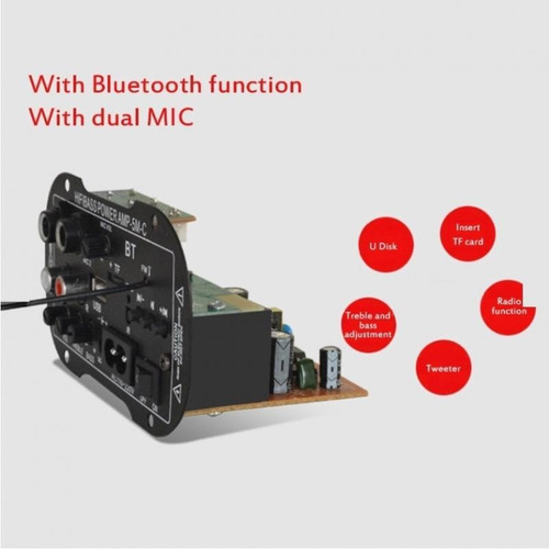 A Digital De Audio Bluetooth Amplificador Placa Mini 12v