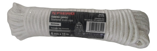 Soga 15 Mt 6mm Cuerda Piola Laso Toldo Lona Multiusos Hilo 