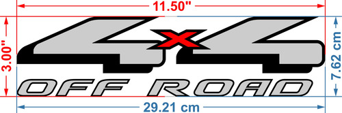 Calca Calcomania Sticker Compatible 4x4 Off Road 2004 A 2028