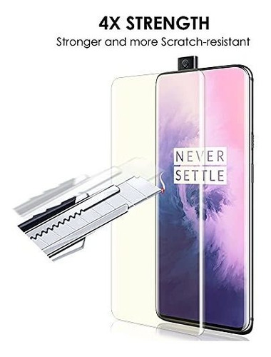 Imagen 8 de 8 de Paquete De 2 Protectores De Pantalla Anti-luz Azul Oneplus 7