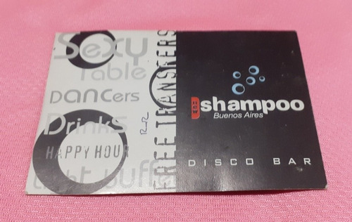 Entrada De Boliche Shampoo