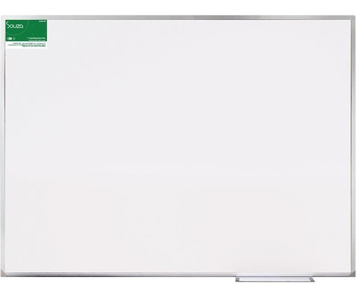 Souza Quadro Branco com Moldura de Alumínio Branco