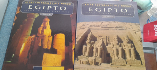 Atlas Culturales Del Mundo Egipto - 2 Tomos - Folio (usado)