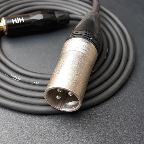 Aúdio Do Computador Para Mesa Som P2 St X Xlr Macho 5 Metros