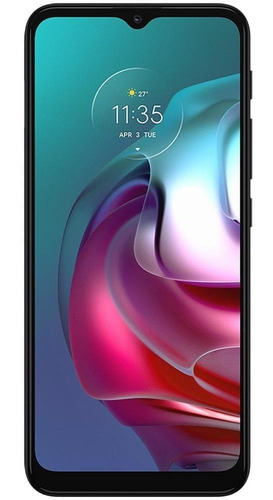 Imagem 2 de 5 de Kit Moto G30 Preto Phantom 128gb + Capa + Pelicula Motorola