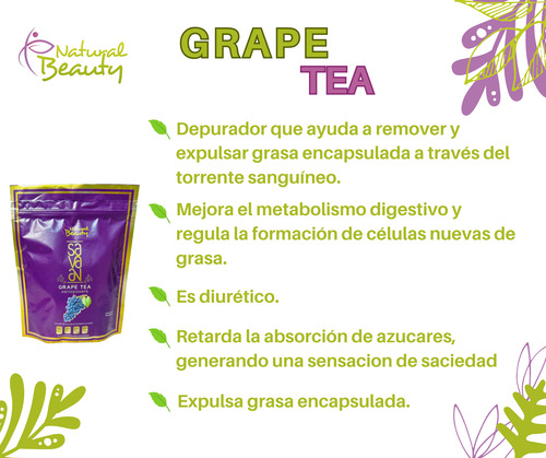 Savaan Grape Tea | Natural Beauty Baja Colesterol Depurador
