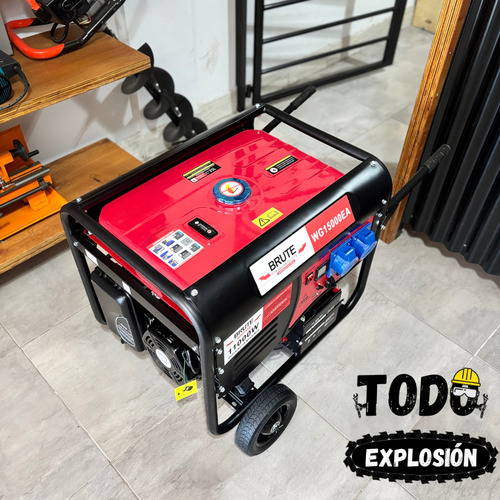 Grupo Generador 11kva 20 Hp Brute Wg15000ae 11000w 220v 380v
