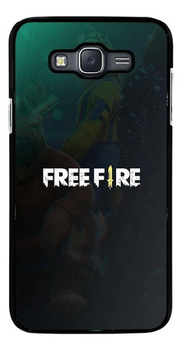 Funda Protector Rudo Para Samsung Galaxy Free Fire Game 08