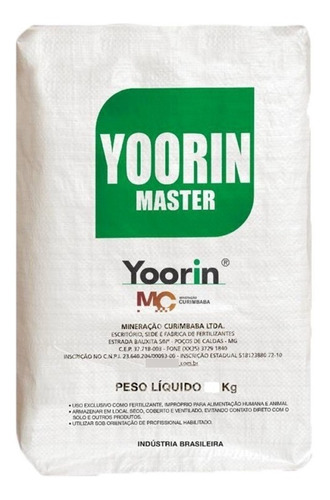 Yoorin Máster Termofosfato Fósforo + Silício + Micros 40 Kg