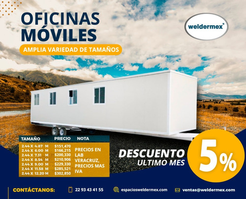 Imagen 1 de 14 de Oficina Movil Weldermex 2021