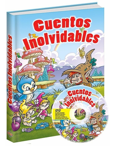 Libro Cuentos Clásicos Infantiles Para Niños + Dvd