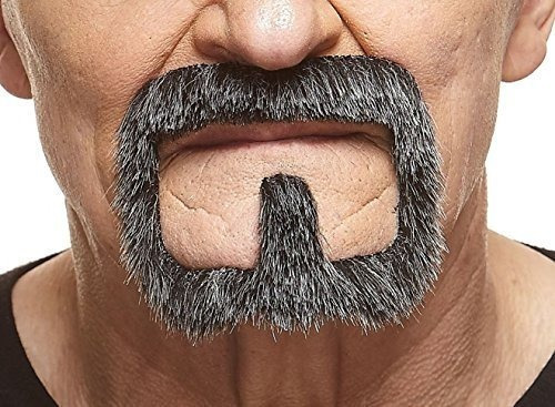 Moustache Autoadhesivo Novedad Fake Van Dyke Beard